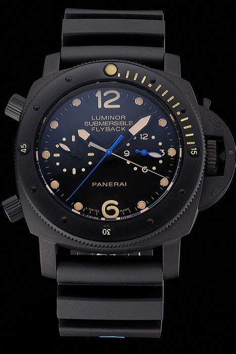 panerai submersible flyback replica|genuine panerai watch case.